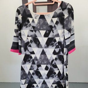 Geometric Pattern midi Dress